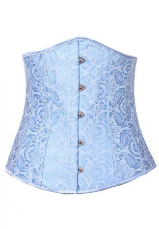 BLUE FLORAL WAIST TRAINING  CORSET